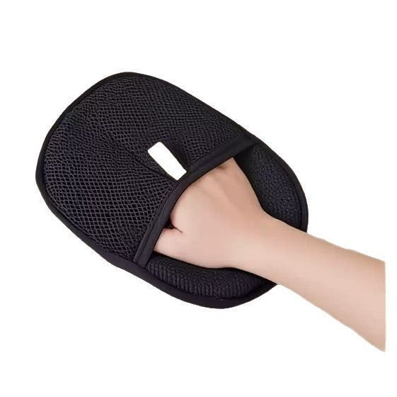 Pet Hair Remover Mitt Pet Hair Remover Gloves Deshedding Brush Glove For Dog Cat Rabbit With Long Short Curly Hair - Image 3